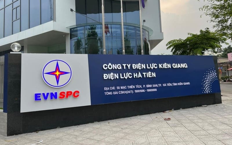 Xem thông tin liên hệ điện lực Hà Tiên